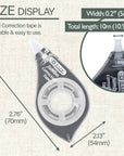 5 mm x 394" Jumbo Correction Tape w/ Two Way Applicator
