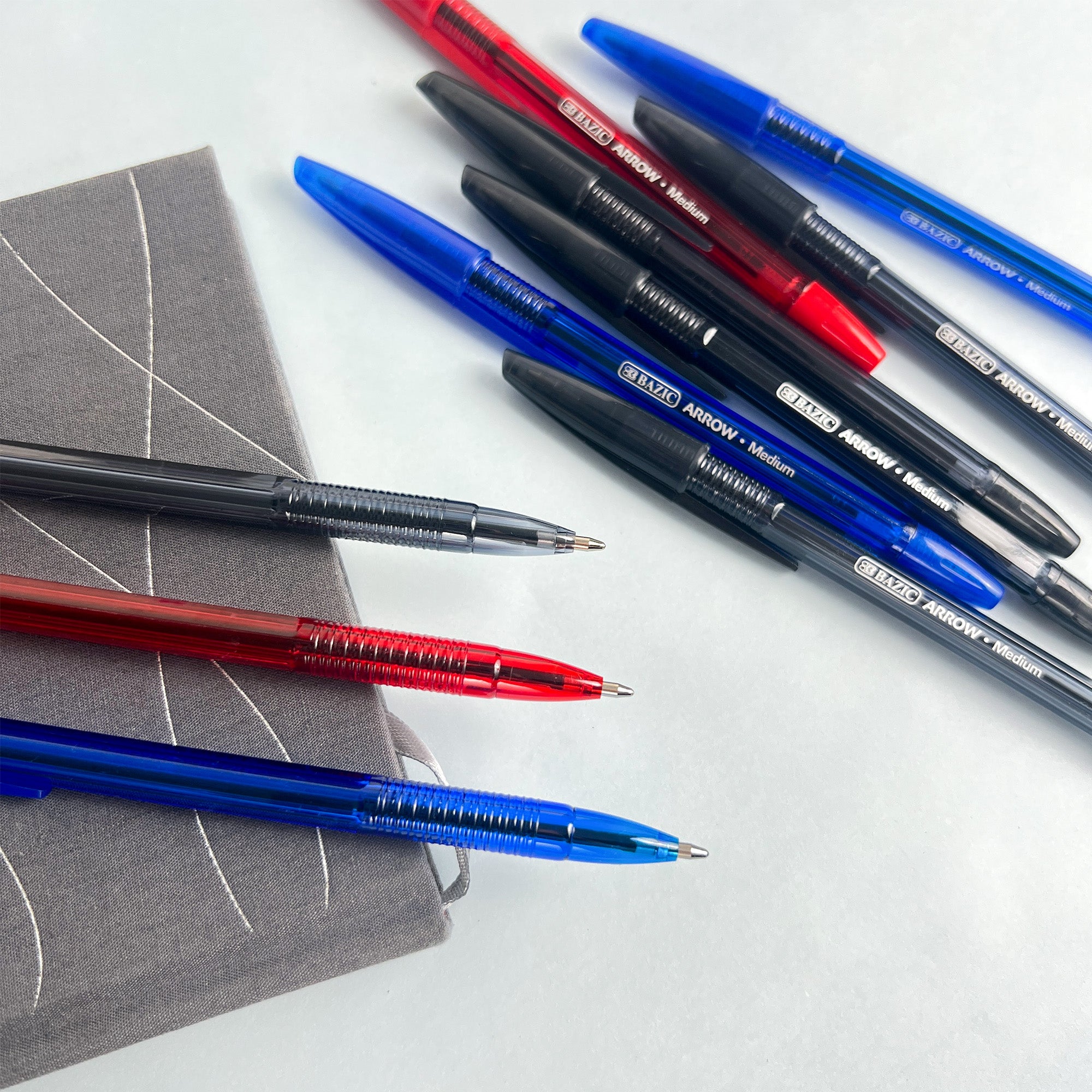 Arrow Assorted Color Stick Pen (10/Pack)