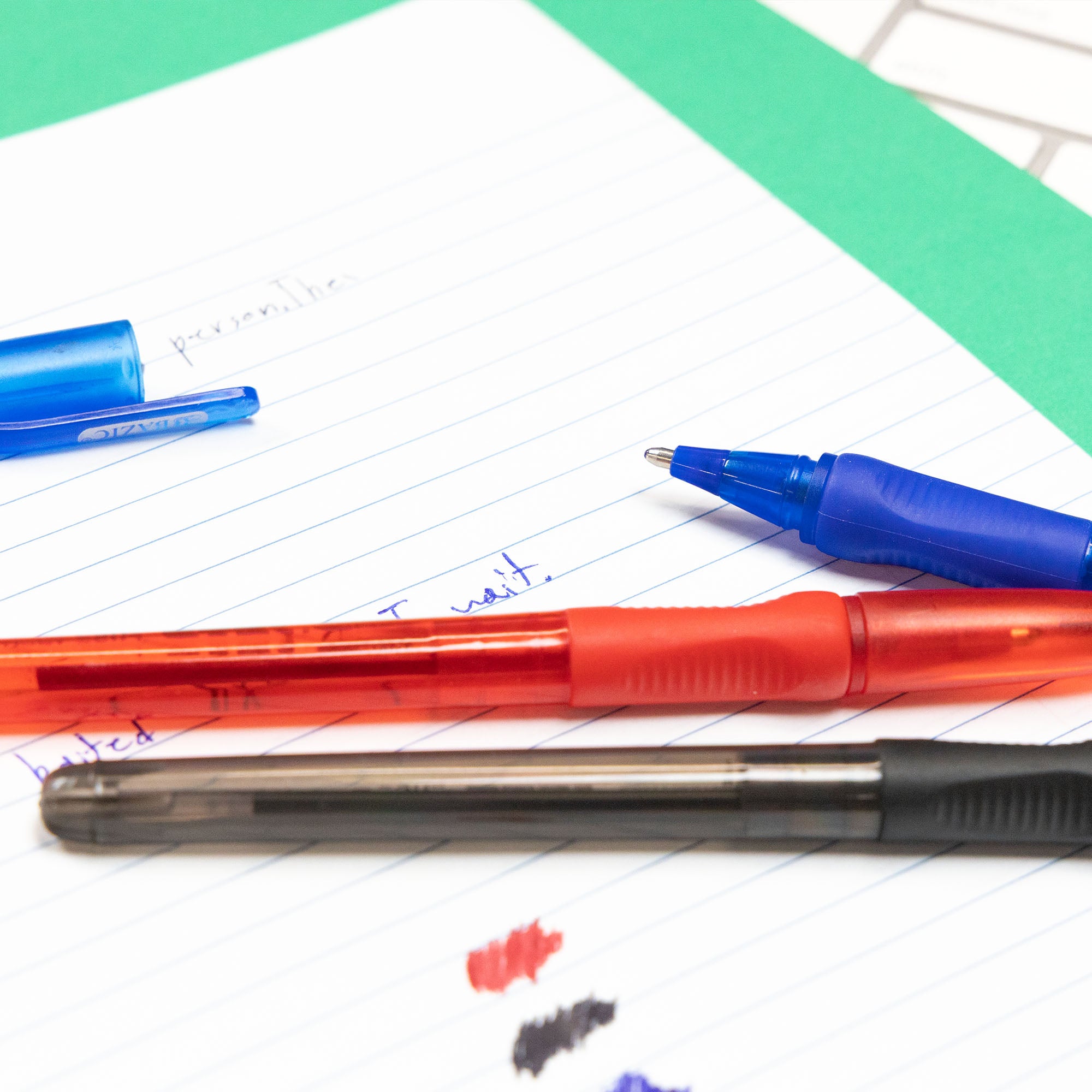 Jetz 1.4 mm Tip Asst. Color FUSE Tech Ink Pen w/ Cushion Grip (5/Pack)