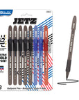 Jetz 1.4 mm Tip Asst. Color FUSE Tech Ink Pen w/ Cushion Grip (8/Pack)