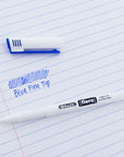 Fiero Blue Fiber Tip Fineliner Pen (4/Pack)