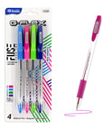 4 Color G-Flex Oil-Gel Ink Pen w/ Cushion Grip