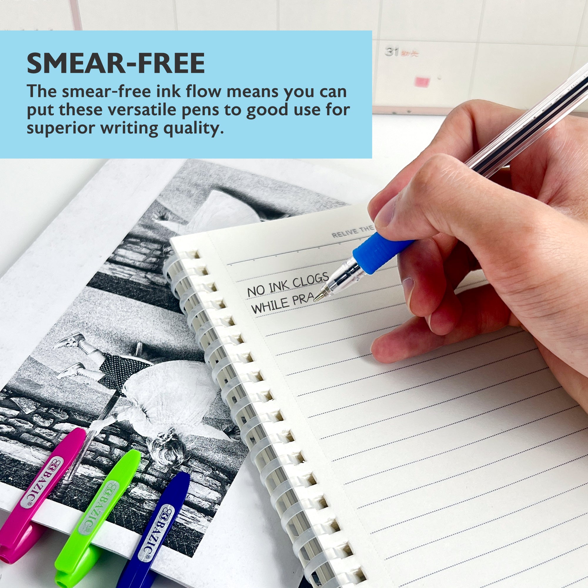 4 Color G-Flex Oil-Gel Ink Pen w/ Cushion Grip