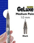 GeLuxe Black Gel Roller Pen (6/Pack)
