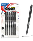 GeLuxe Black Gel Roller Pen (6/Pack)