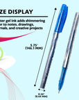 GeLuxe 6 Glitter Color Gel Roller Pen
