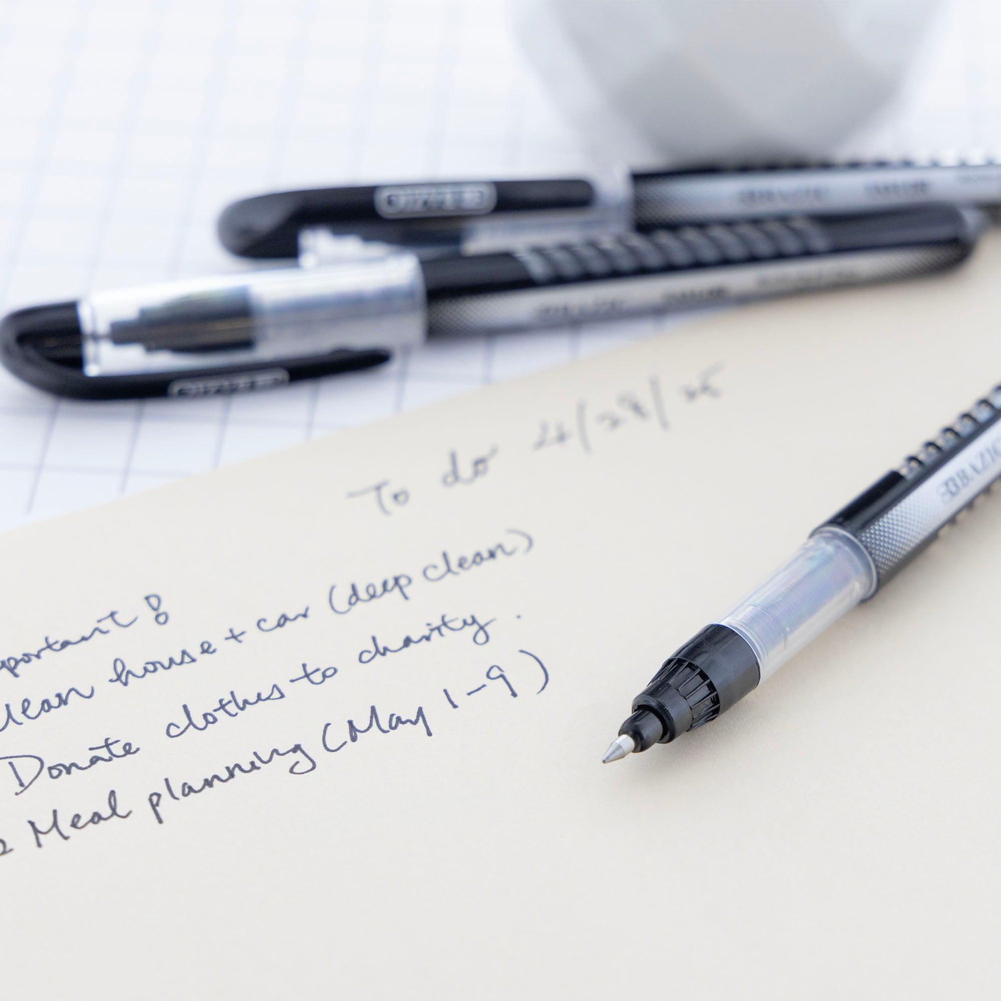 Taylor Black Rollerball Pen (3/Pack)