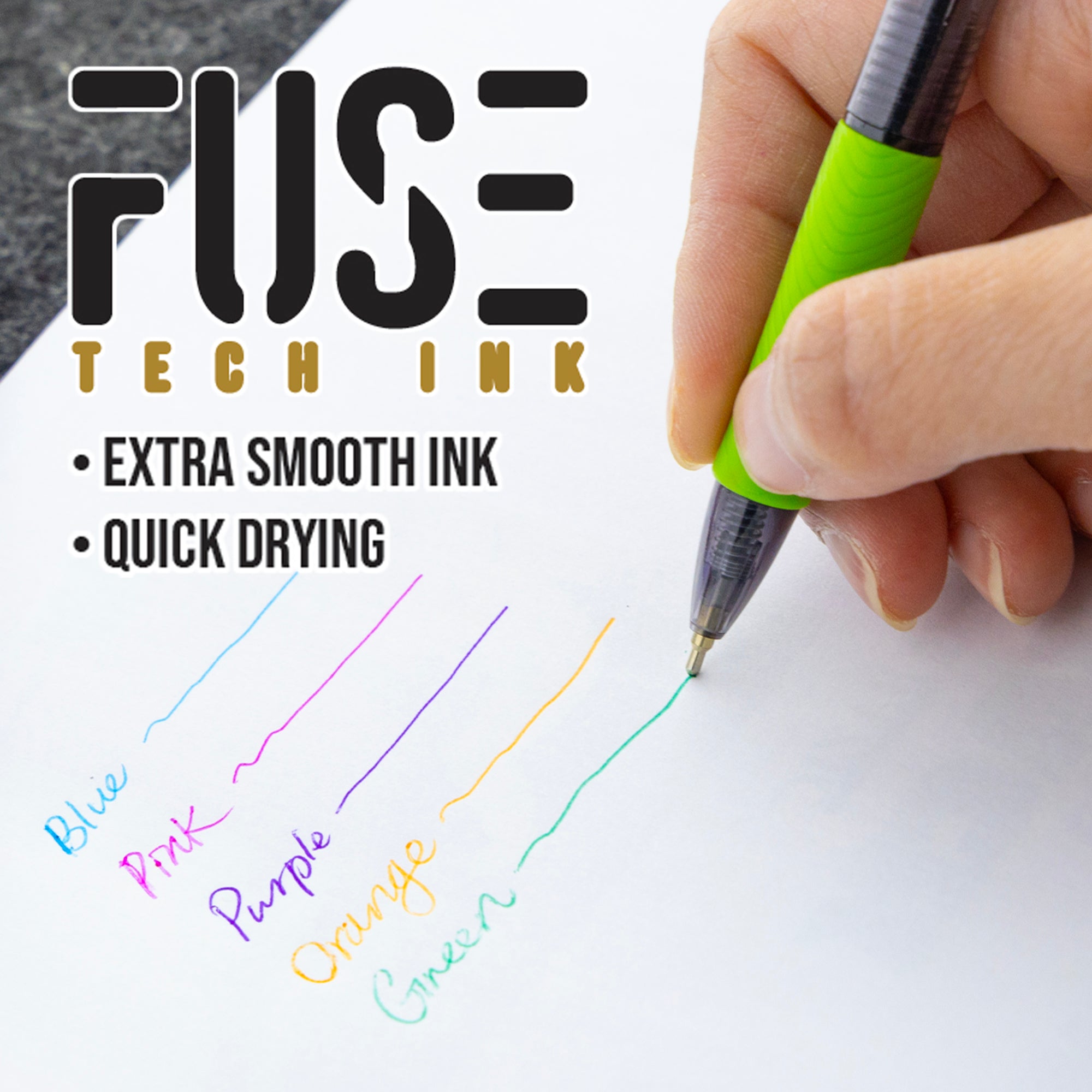 5 Color Optima FUSE TECH Ink Retractable Pen
