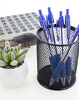 Spencer Blue Retractable Pen w/ Cushion Grip (5/Pack)
