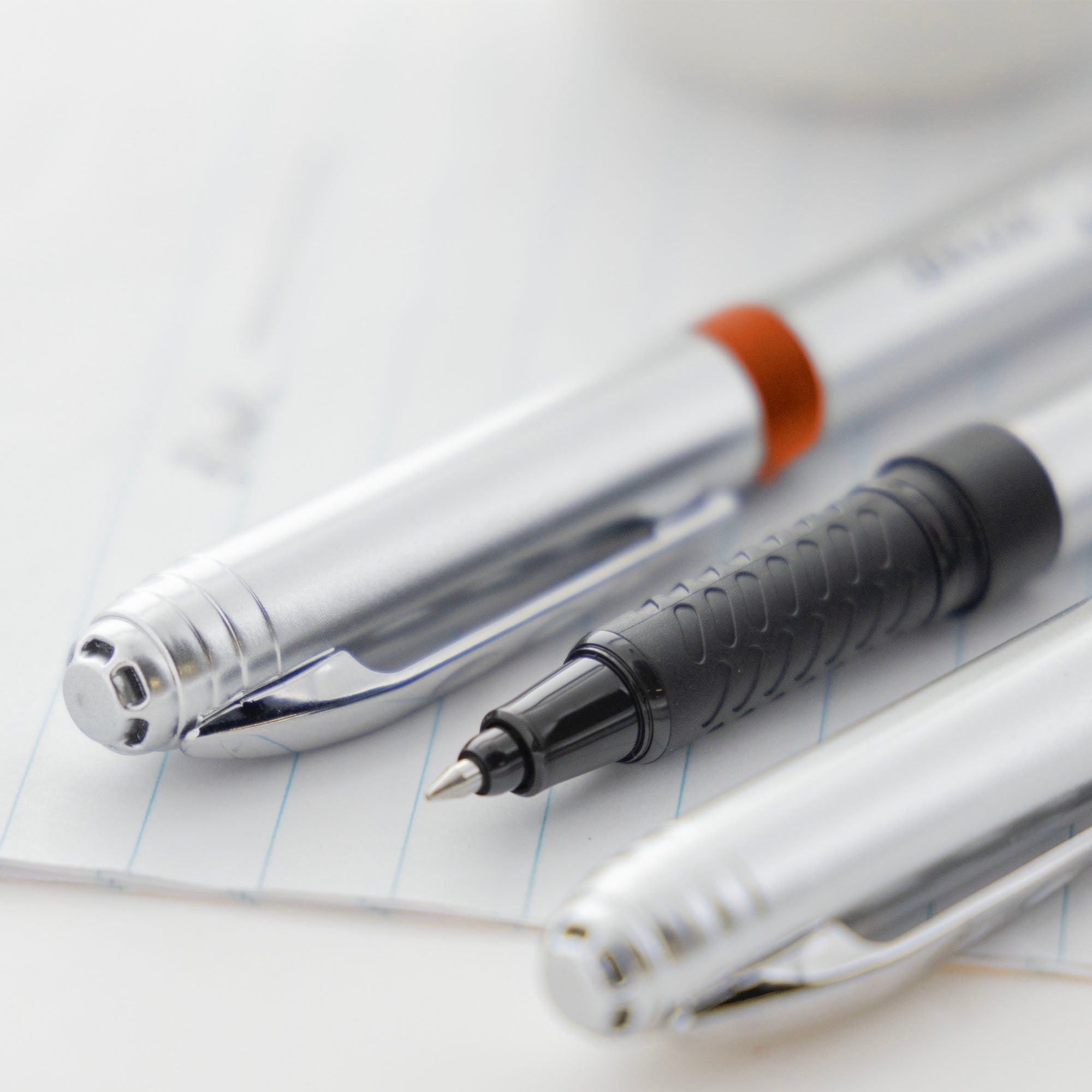 York Asst. Color Rollerball Pen w/ Grip (3/Pack)