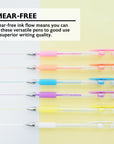 Essence Gel Pen 6 Pastel Color w/ Cushion Grip