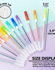 12 Glitter Color Collorelli Gel Pen