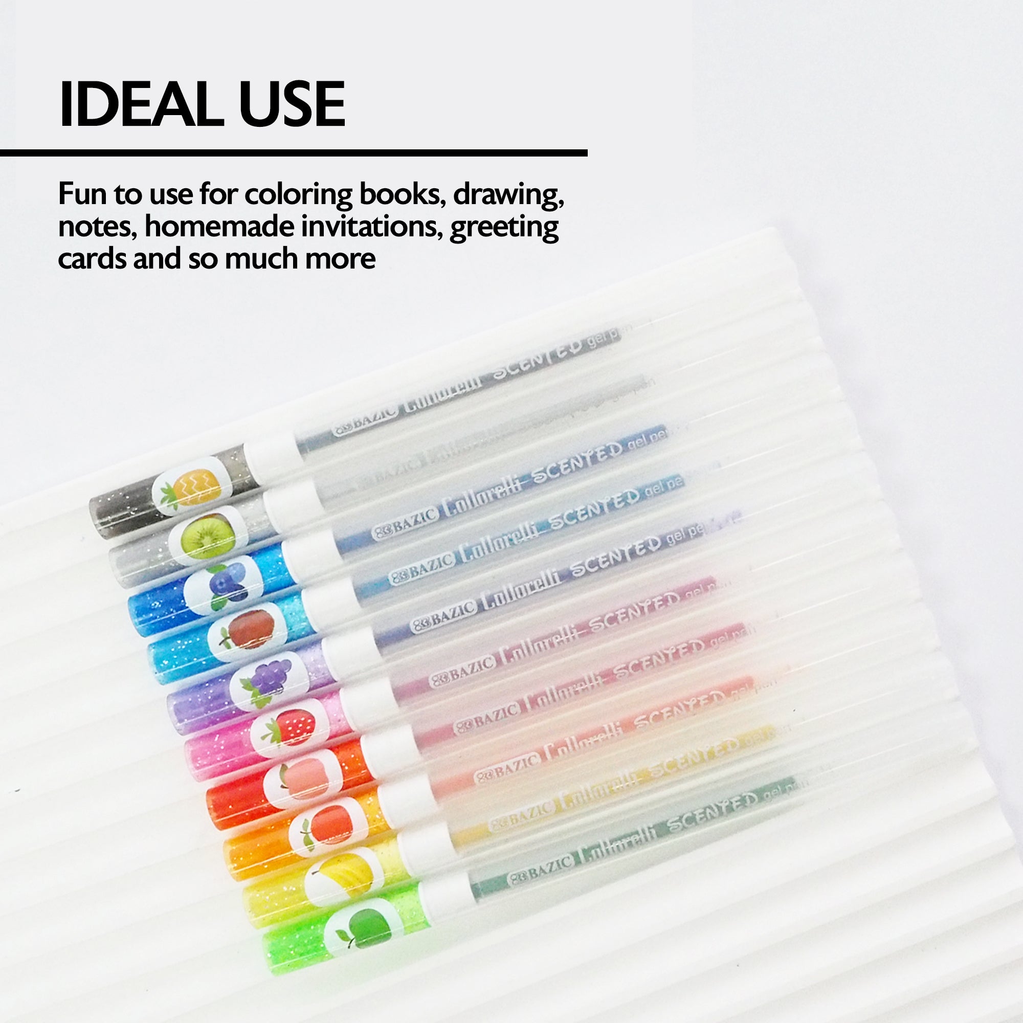 10 Scented Glitter Color Collorelli Gel Pen