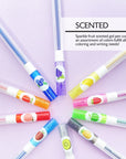 10 Scented Glitter Color Collorelli Gel Pen