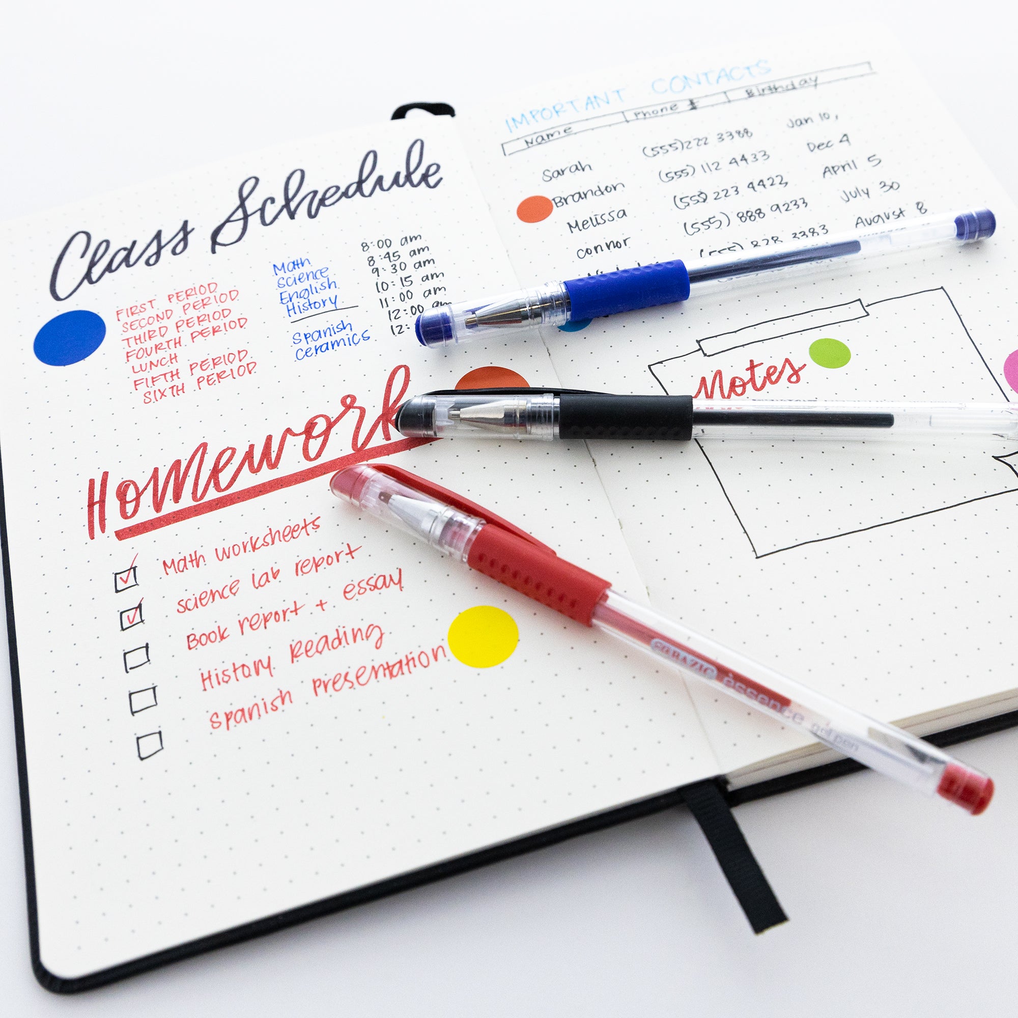 Essence Blue Gel Pen w/ Cushion Grip (12/Box)