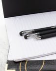 GR8 Black FUSE Tech Ink Pen w/ Rubberized Barrel (3/Pack)
