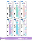 GR8 Dazzle Black FUSE Tech Ink Pen w/ Rubberized Barrel (3/Pack)