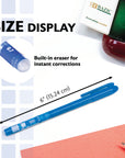 Frizz Blue Erasable Gel Pen (2/Pack)