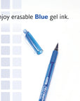Frizz Blue Erasable Gel Pen with Grip