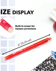 Frizz Red Erasable Gel Pen with Grip