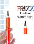 Frizz Red Erasable Gel Pen with Grip