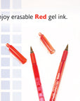 Frizz Red Erasable Gel Pen with Grip