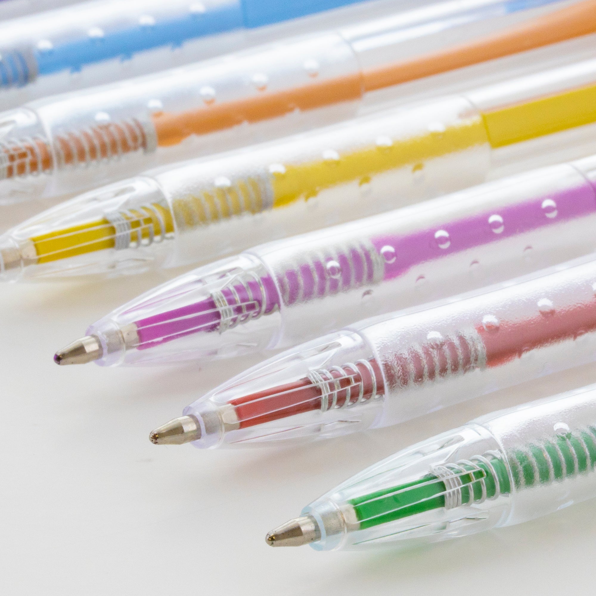 10 Color Retractable Pen