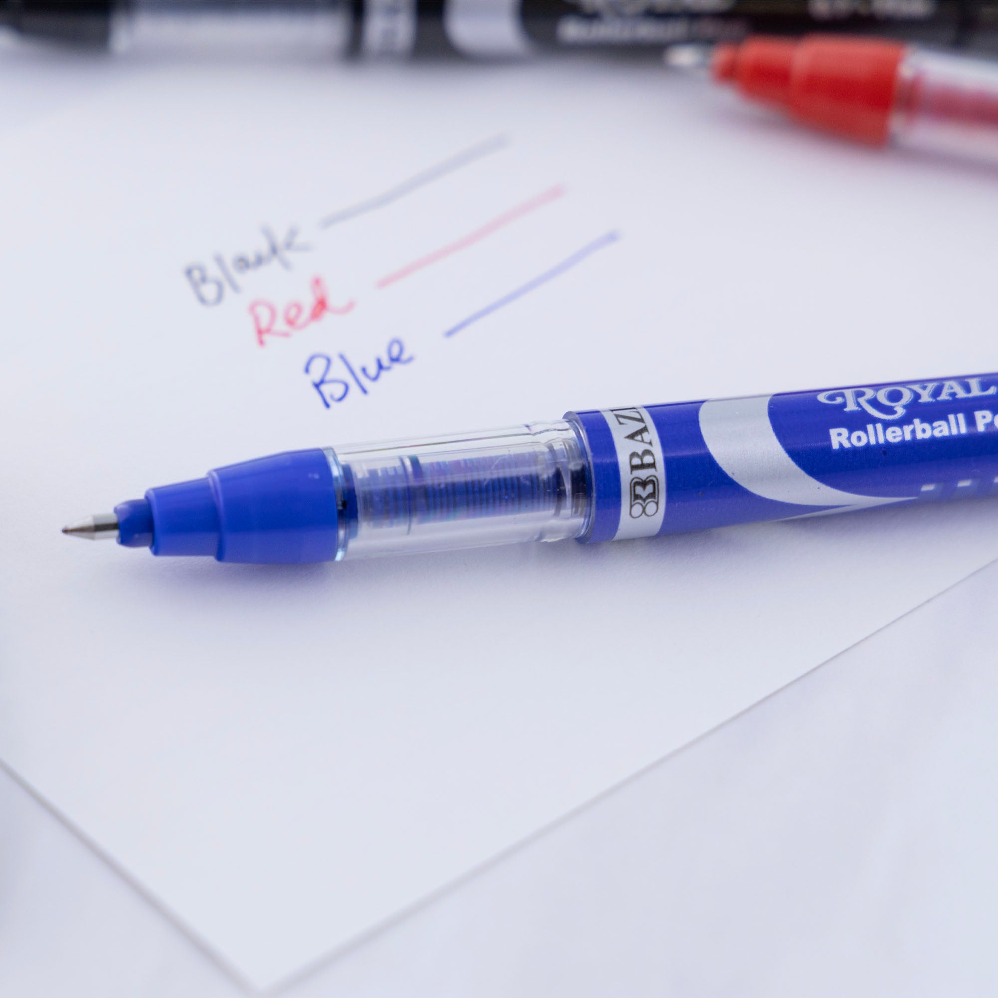 Royal Assorted Color Rollerball Pen (3/Pack)