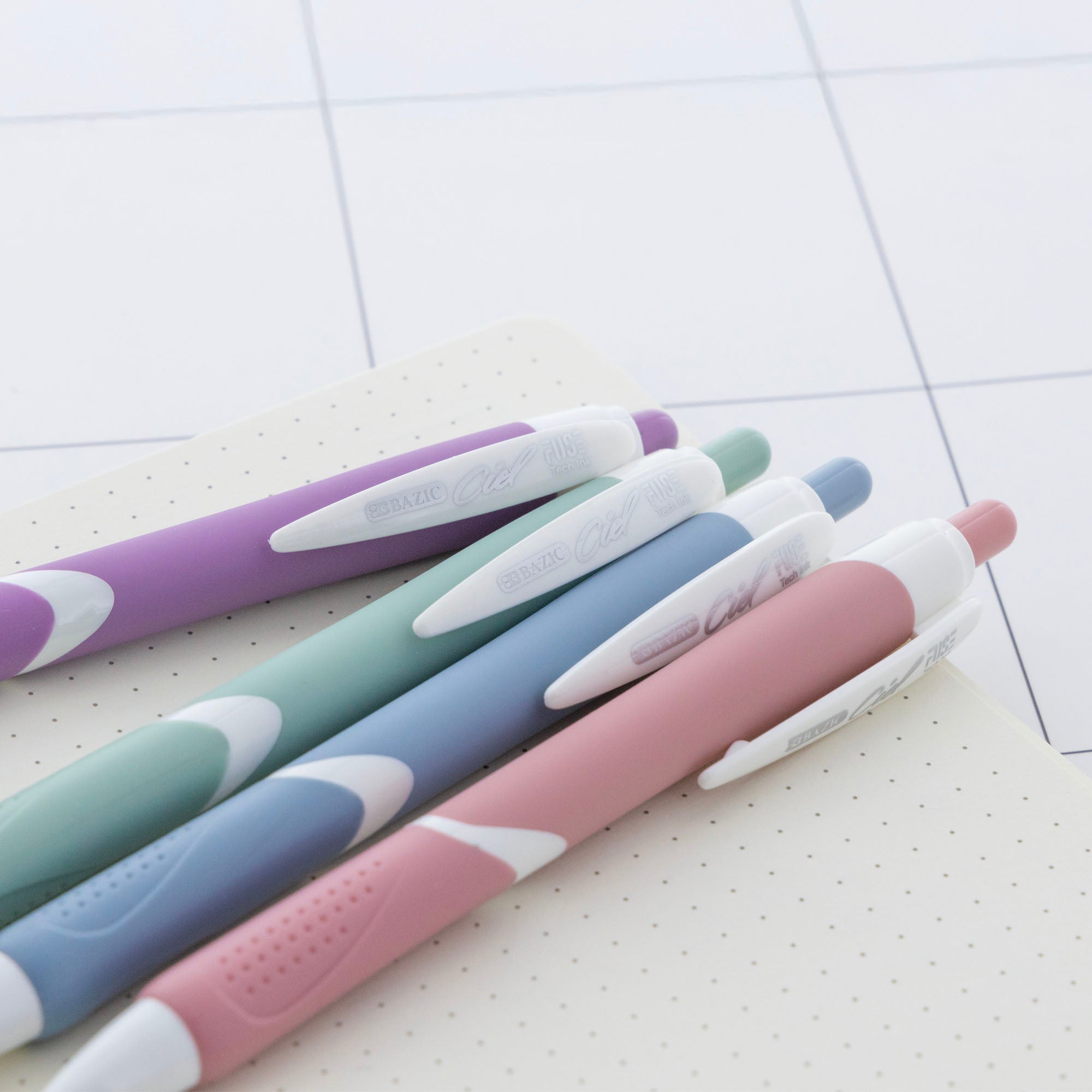 Ciel Serena FUSE Tech Ink Retractable Pen w/ Rubberized Barrel (2/Pack)