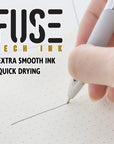Ciel Chroma FUSE Tech Ink Retractable Pen w/ Rubberized Barrel & Metal Clip (2/Pack)