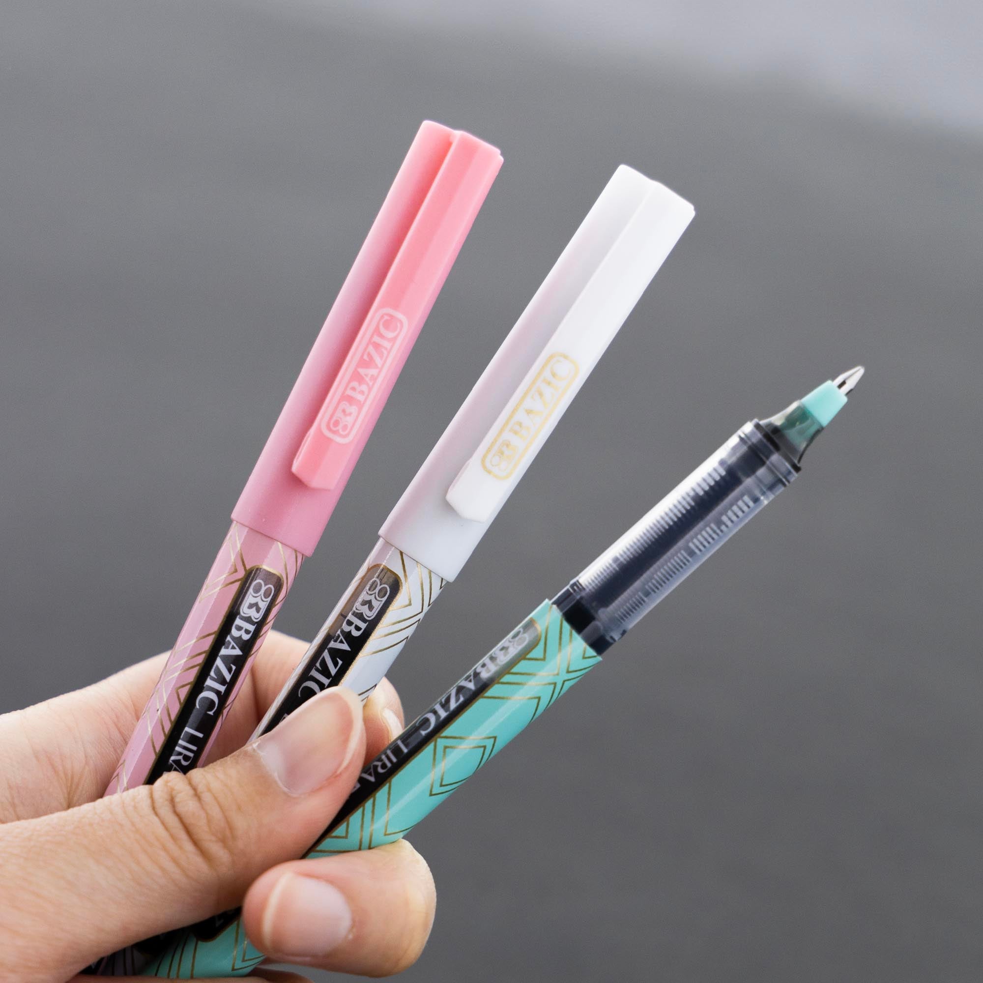 Lira Black Rollerball Pen (3/Pack)