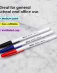 Nova Assorted Color Stick Pen (12/Pack)