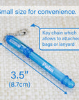 Palm Mini Ballpoint Pen w/ Key Ring (5/Pack)