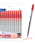 Pure Red Stick Pen (12/pack)