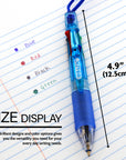 4-Color Neck Pen w/ Cushion Grip