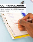 Spencer Assorted Color Retractable Pen w/ Cushion Grip (5/Pack)