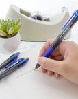Optima Blue FUSE Tech Ink Retractable Pen w/ Grip (3/Pack)