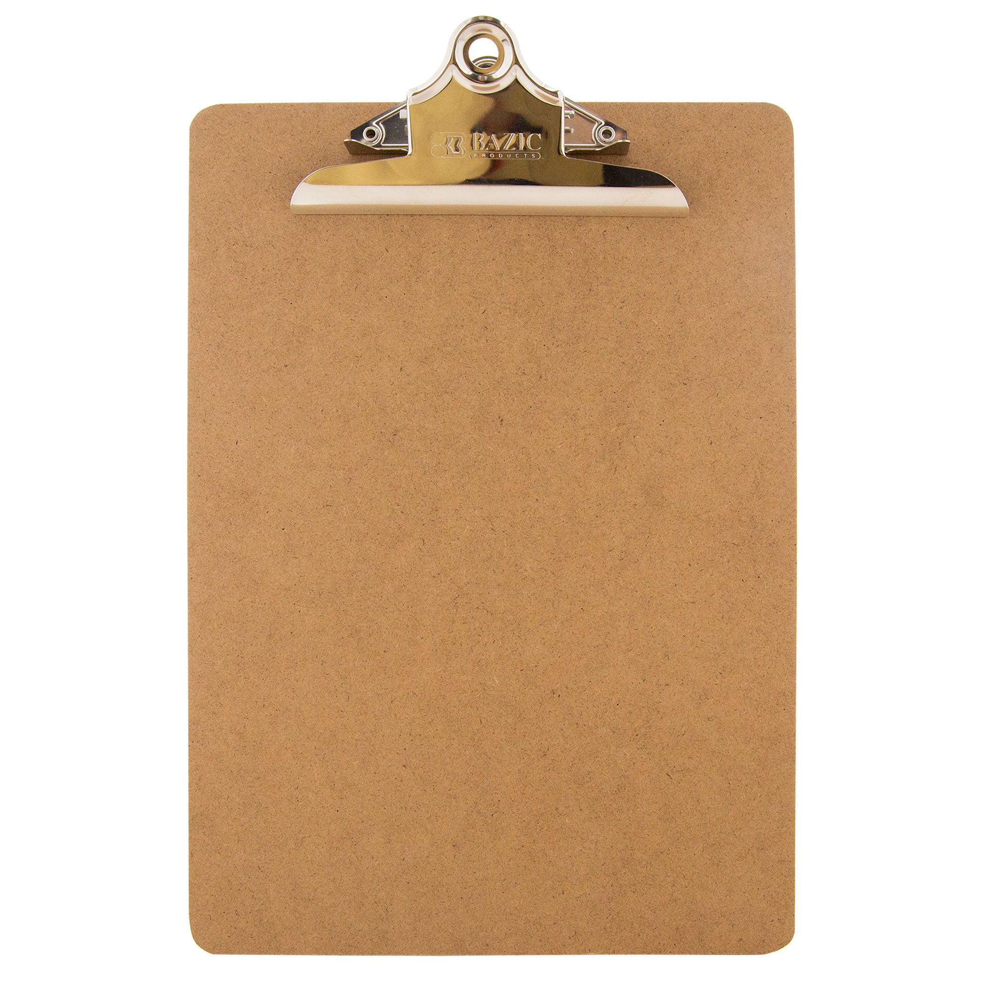 Standard Size Hardboard Clipboard w/ Sturdy Spring Clip