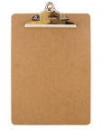 Standard Size Hardboard Clipboard w/ Sturdy Spring Clip