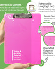 Standard Size Plastic Clipboard w/ Low Profile Clip