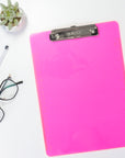 Standard Size Plastic Clipboard w/ Low Profile Clip