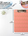 Hardboard Clipboard Standard Size Vintage w/ Low Profile Clip