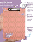 Hardboard Clipboard Standard Size Vintage w/ Low Profile Clip