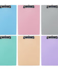 Pastel Color PVC Standard Clipboard w/ Low Profile Clip