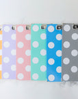 Paperboard Clipboard Standard Size Carnival Polka Dot w/ Low Profile Clip
