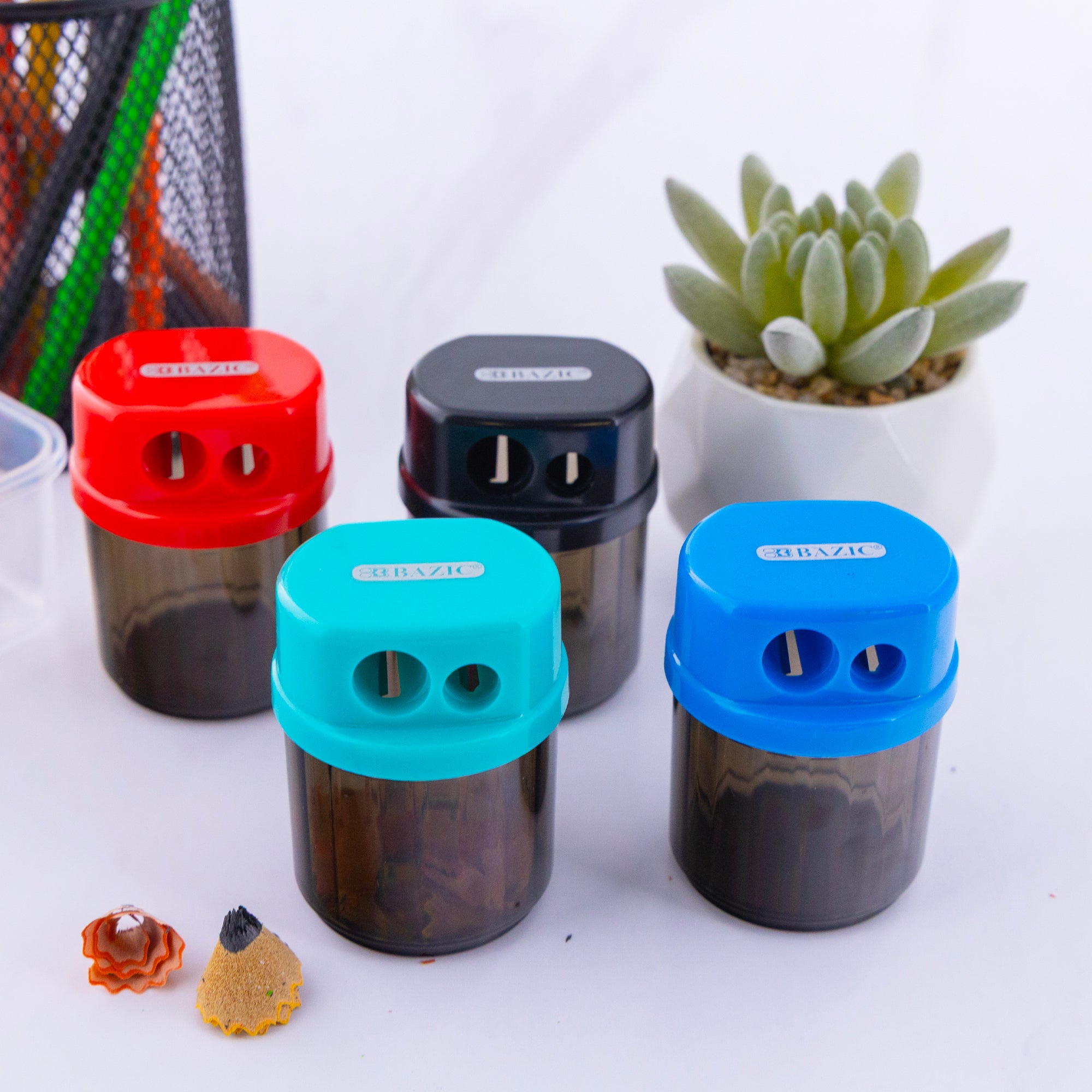 Owen Dual Hole Sharpener w/ Round Receptacle (2/Pack)