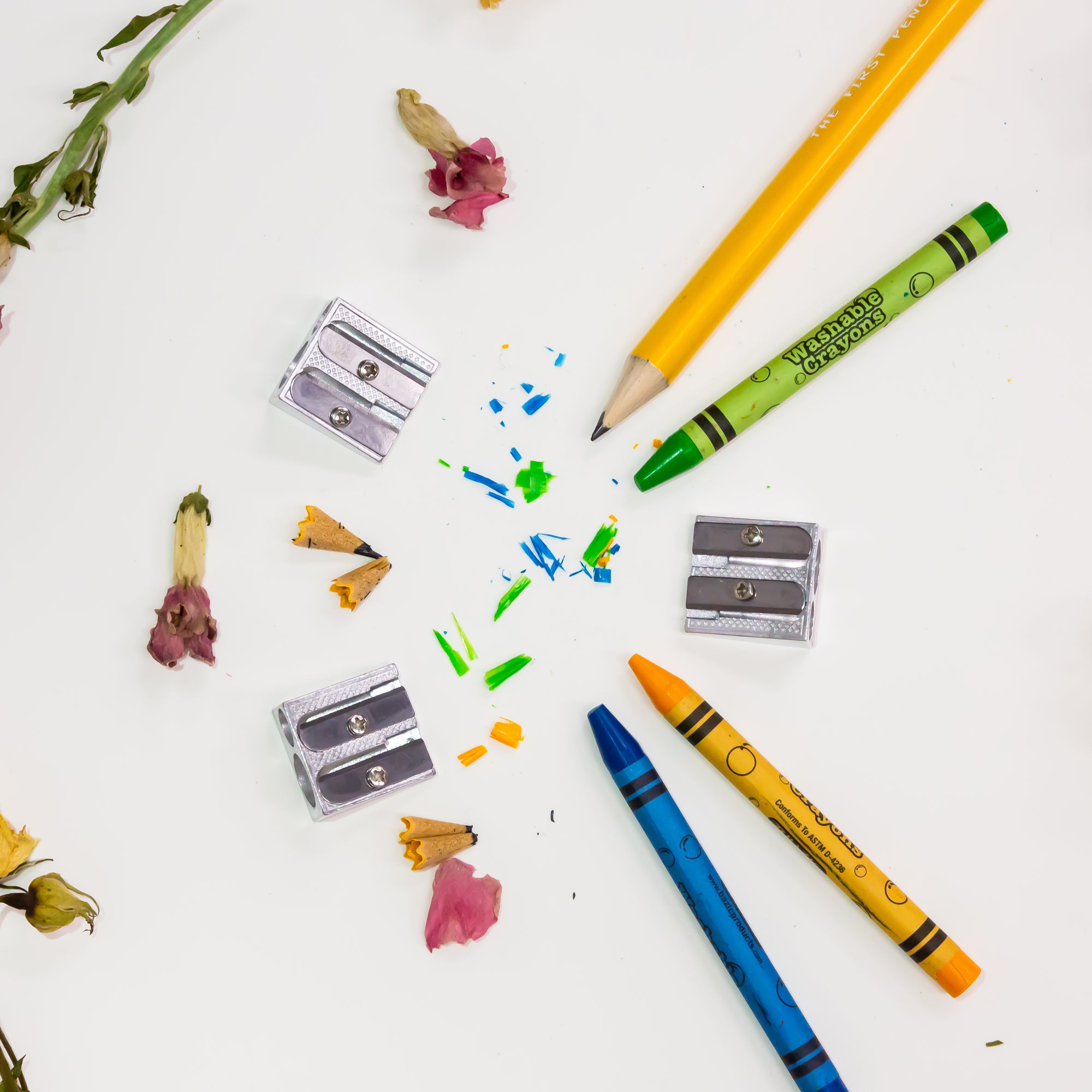 Dual Hole Metal Pencil Sharpener (3/Pack)