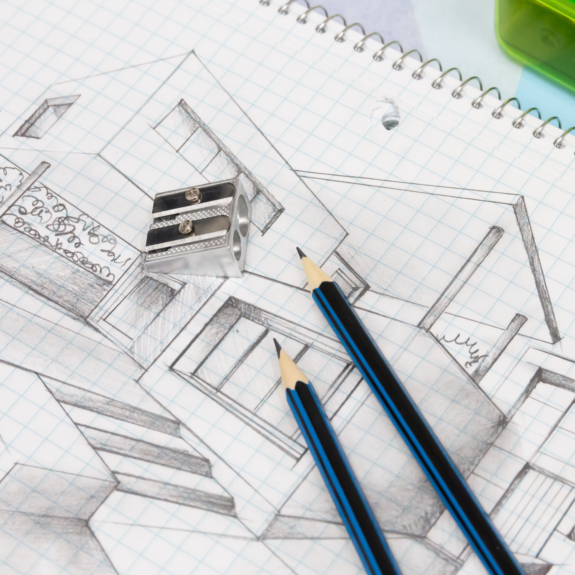 Dual Hole Metal Pencil Sharpener (3/Pack)