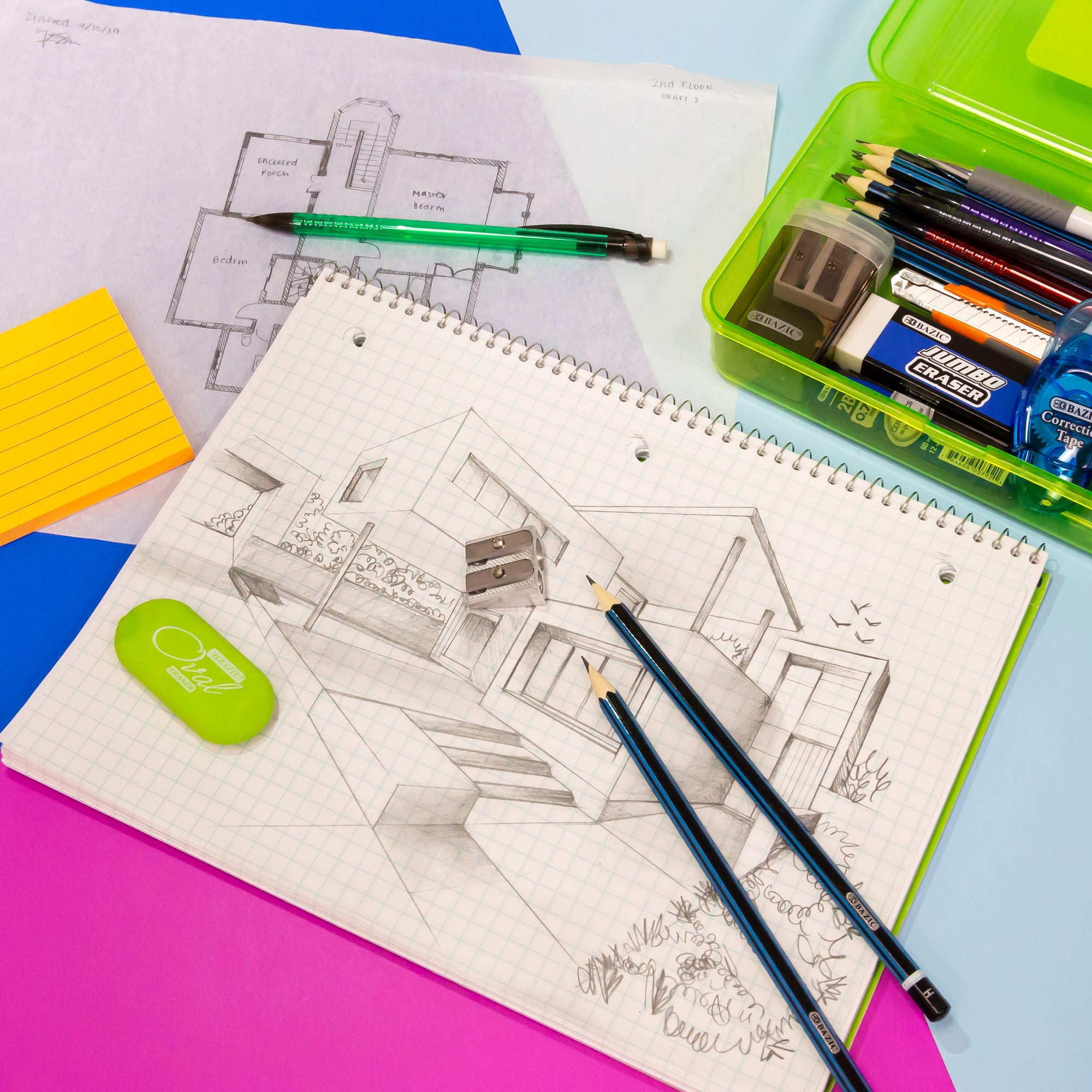 Dual Hole Metal Pencil Sharpener (3/Pack)