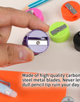 Luna Round Pencil Sharpener (12/Pack)